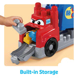 Mattel Mega Bloks Camion de Course et Construction 19 Pièces – 1A+