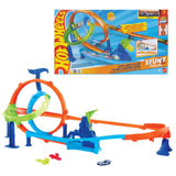 Mattel Hot Wheels Piste Looping Cyclone avec Voiture – 4A+