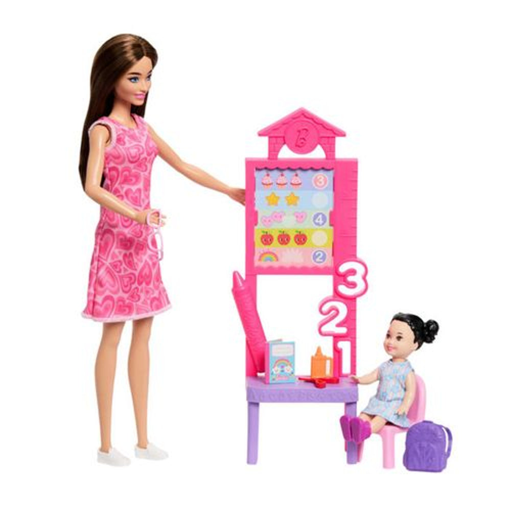 Mattel Barbie Coffret Maîtresse d'École – 3A+