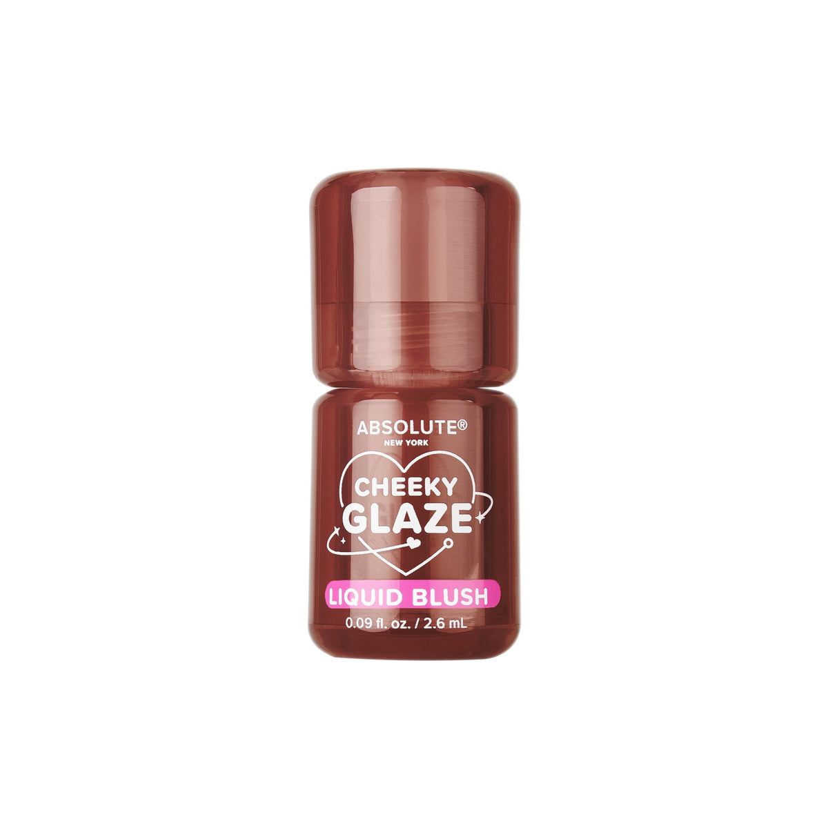 Blush liquide Absolute New York Cheeky Glaze teinte Chili Brown