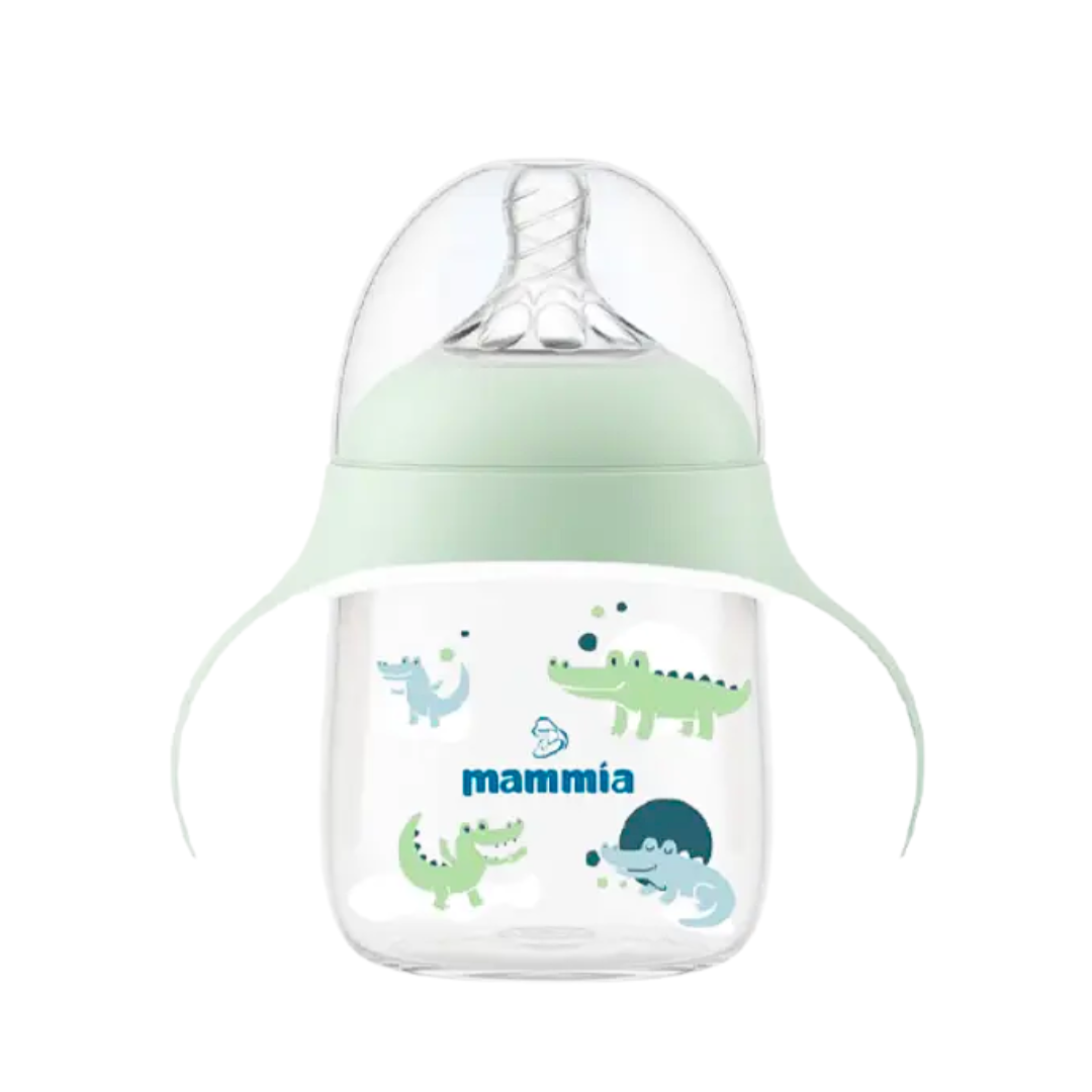 Biberon évolutif 2 en 1 Mammia 300 ml avec poignées ergonomiques