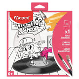 Maped Painting Canvas in a Pouch