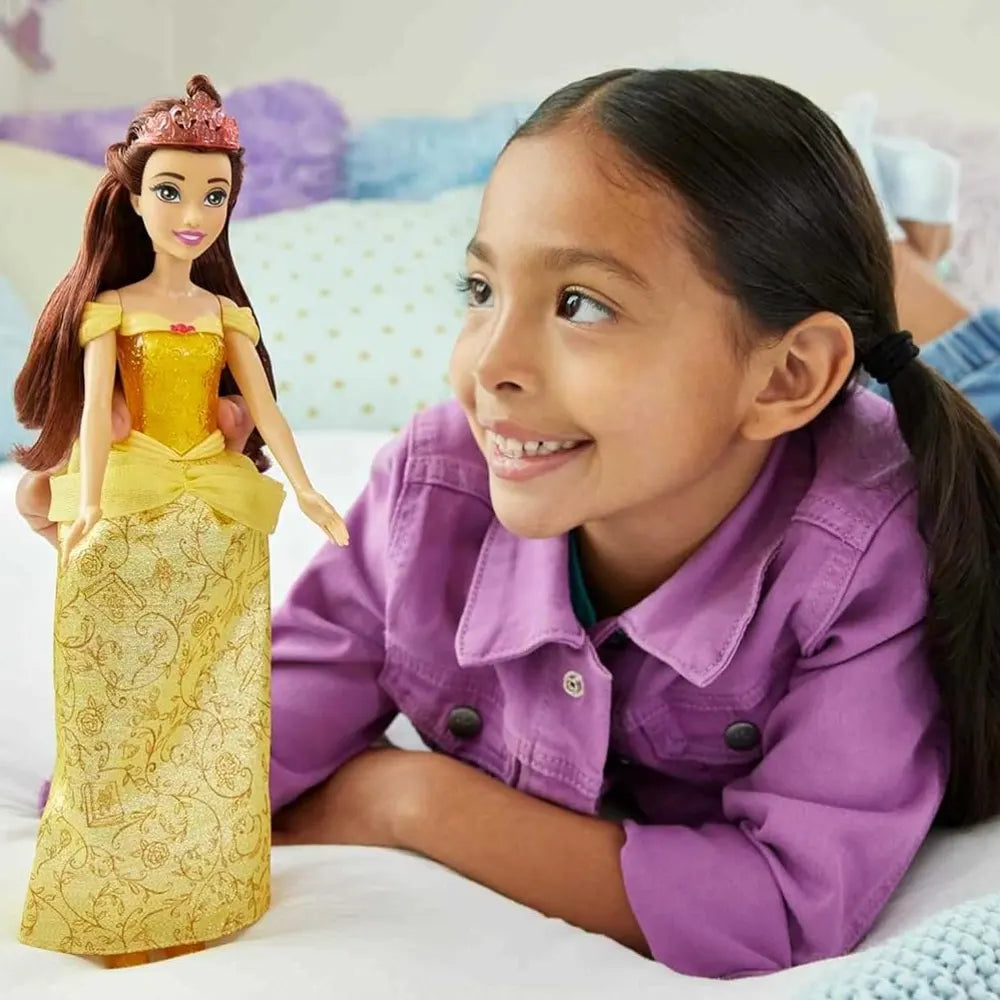 Mattel Princesse Belle avec Robe Pailletée 29 cm – 3A+