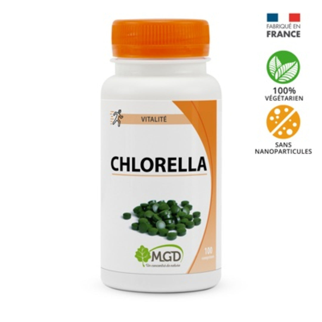 MGD Nature Chlorella 100 gélules – boîte