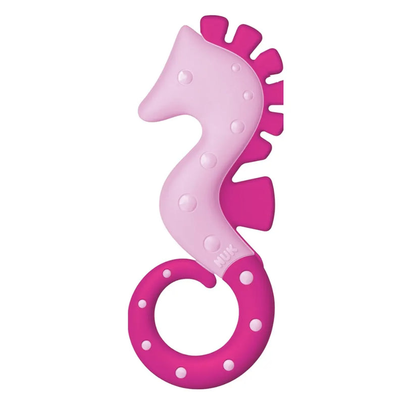 NUK Pink Seahorse Teether - 3M+