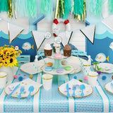 Nappe Décorative Baby Blue – 180 × 130 cm