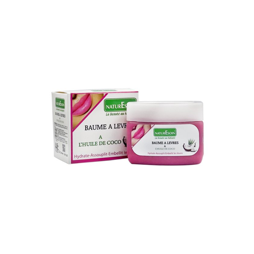 NaturEsoin Baume à Lèvres à l'Huile de Coco 50 ml – photo du produit