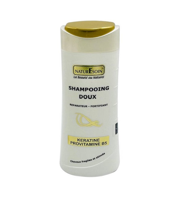 NATURE SOIN Champú Suave Reparador-Fortificante con Queratina y Provitamina B5