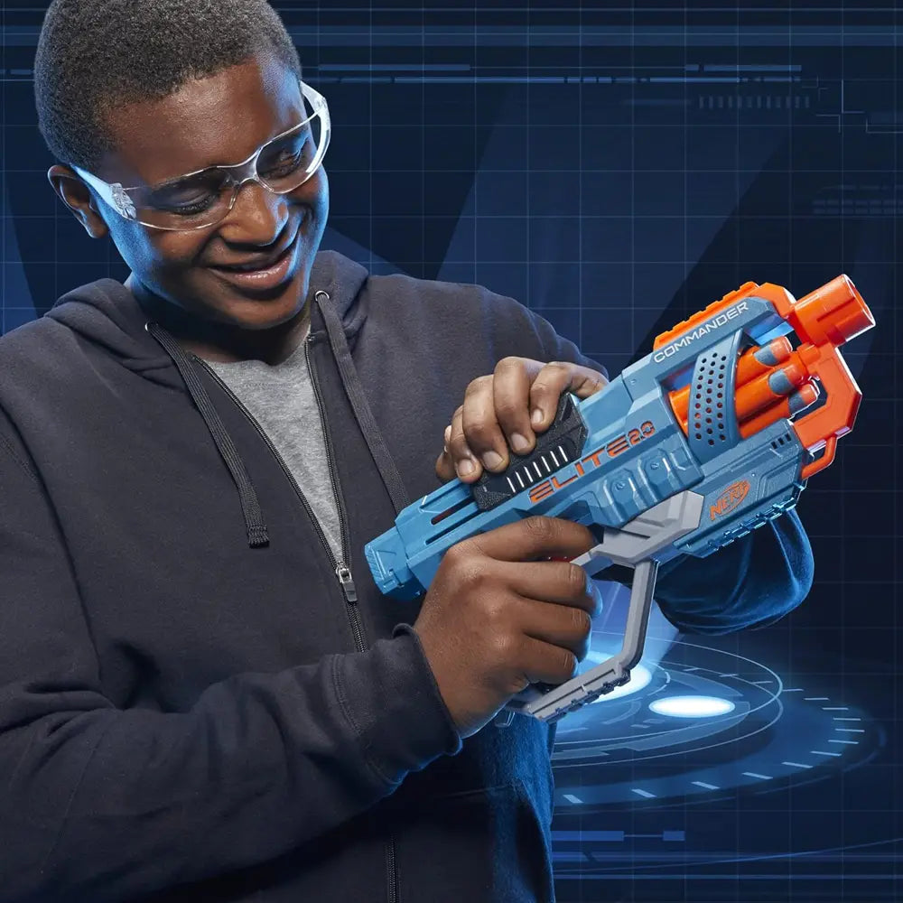 Nerf Elite 2.0 Commander RD-6 Dart Blaster - 8Y+