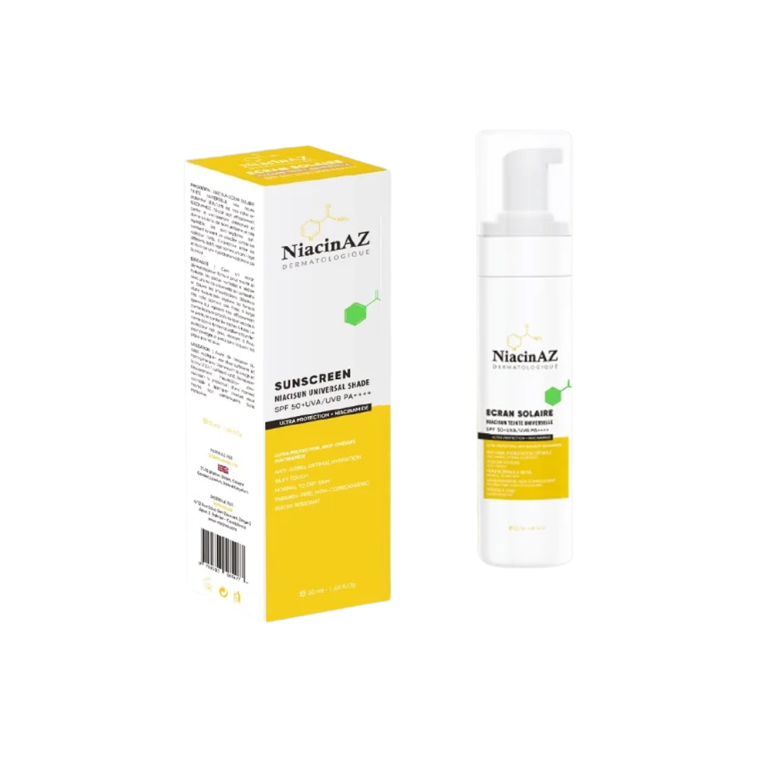 NiacinAZ Nacisun légère invisible 50 ml – écran solaire visage