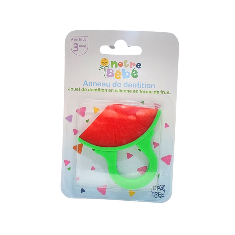 Notre Bebe Anneau Fruits Pastique +3m