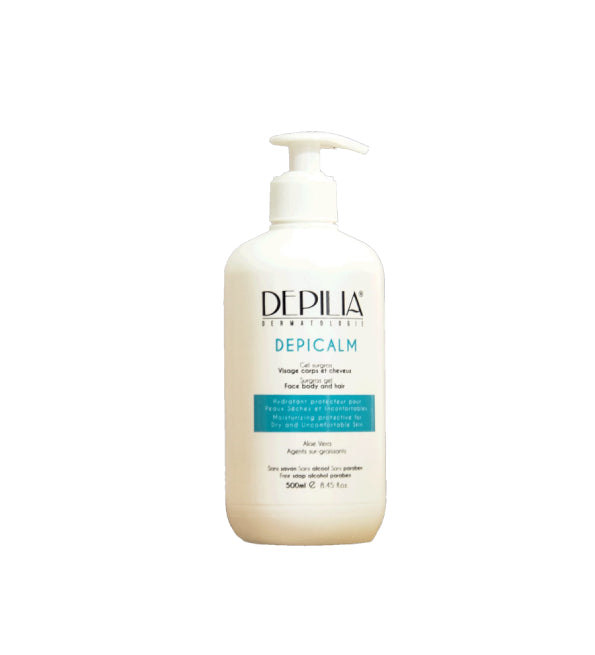 Depilia Depicalm Gel Surgras 500 ml – flacon de gel nettoyant