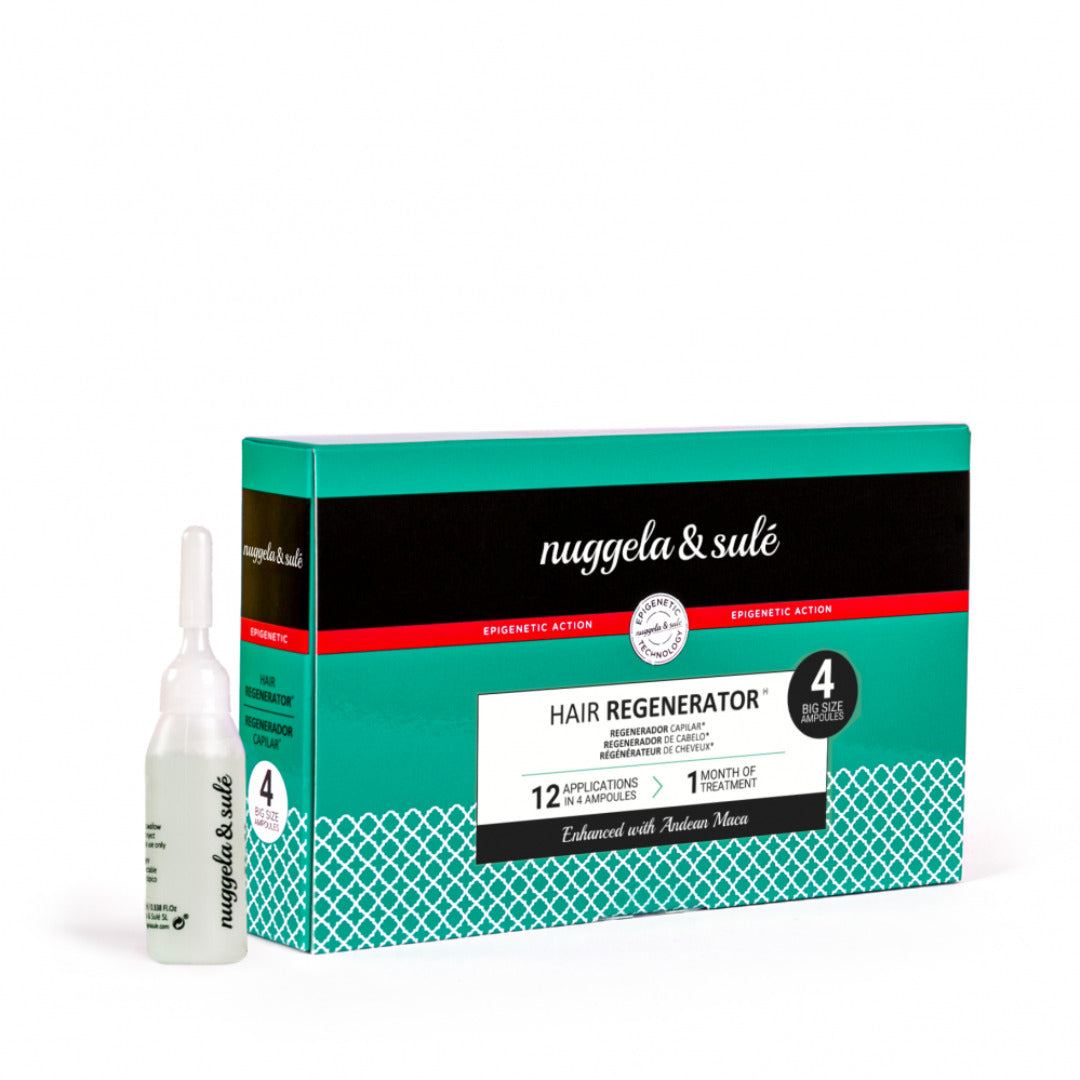 Nuggela & Sulé Hair Regenerator pack de 4 ampoules – boîte