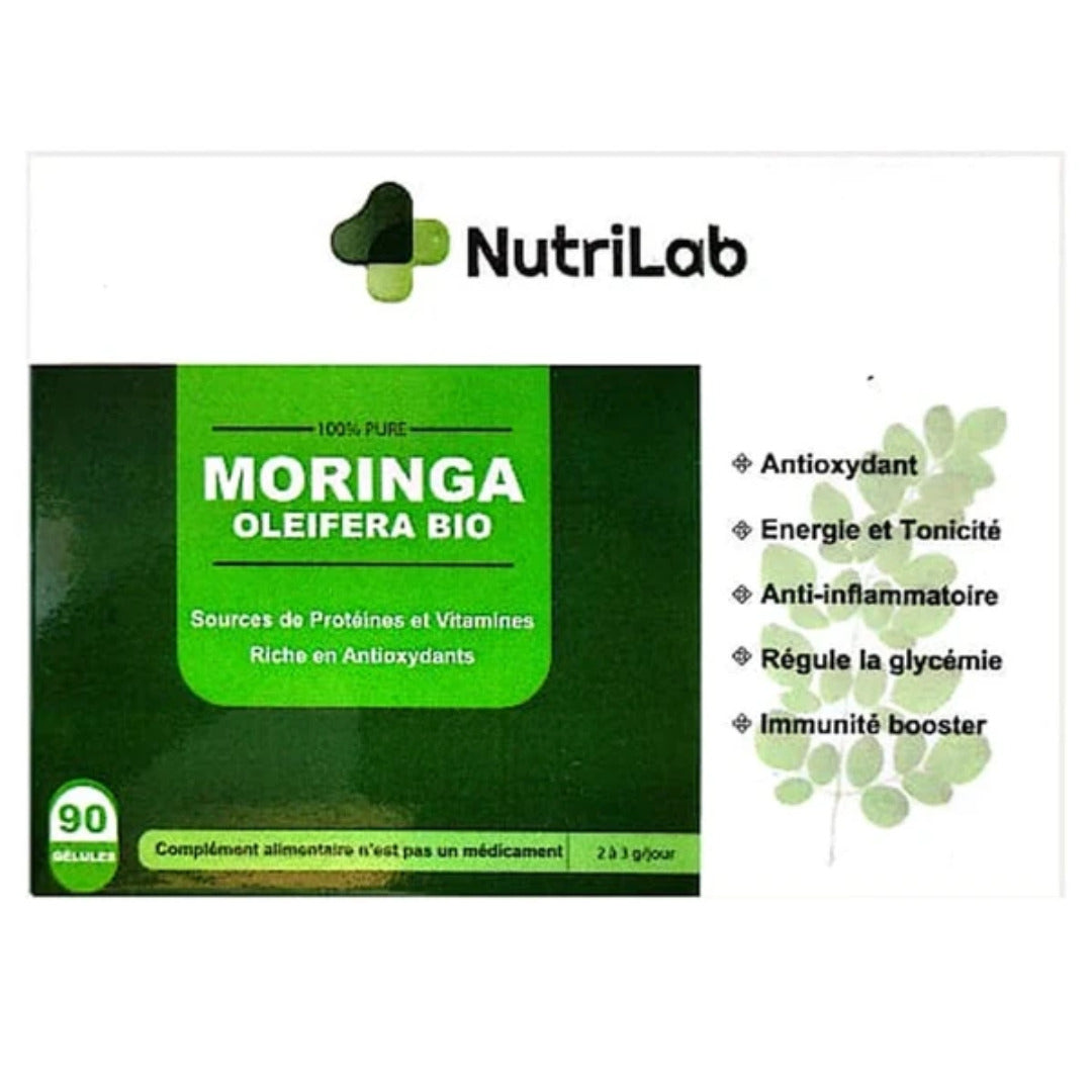 Nutrilab Moringa Oleifera Bio 500 mg – 90 Gélules