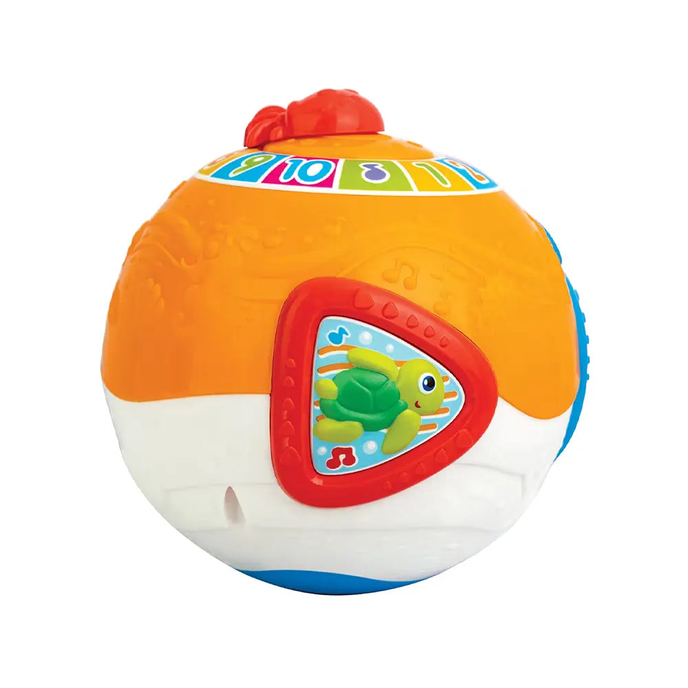 Winfun Boule Musicale Vibrante Océan Orange - 6M+