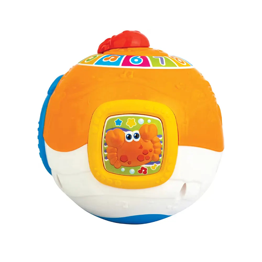 Winfun Boule Musicale Vibrante Océan Orange - 6M+
