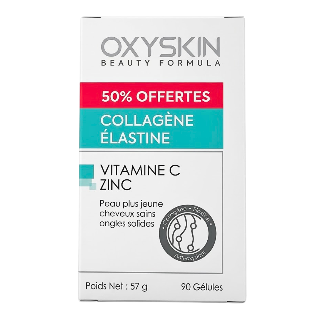 Complément alimentaire Oxyskin Collagène Élastine, 90 gélules
