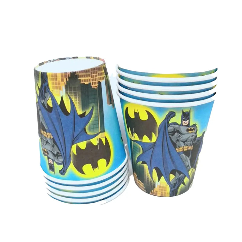 Pack of 10 Paper Cups – Batman