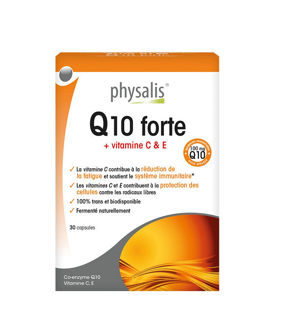 PHYSALIS Q10 Forte +Vitamina C y E 30 Cápsulas