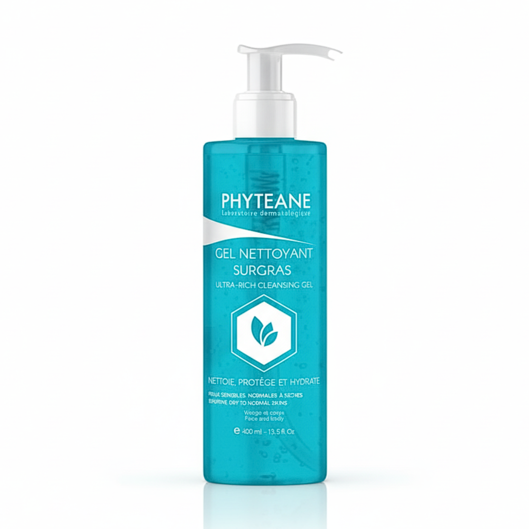 Phyteane gel surgras peaux normales à sèches 400 ml – flacon