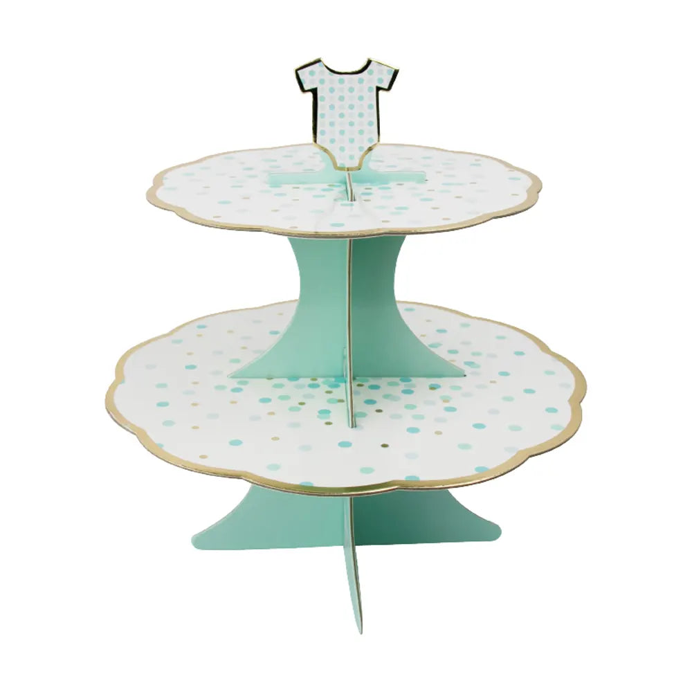 Présentoir à Gâteaux Baby Blue