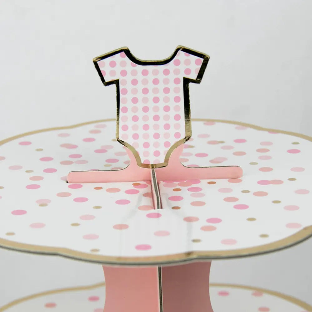 Présentoir à Gâteaux Baby Pink