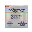 Boîte de 3 préservatifs Protect extra lubrifiés