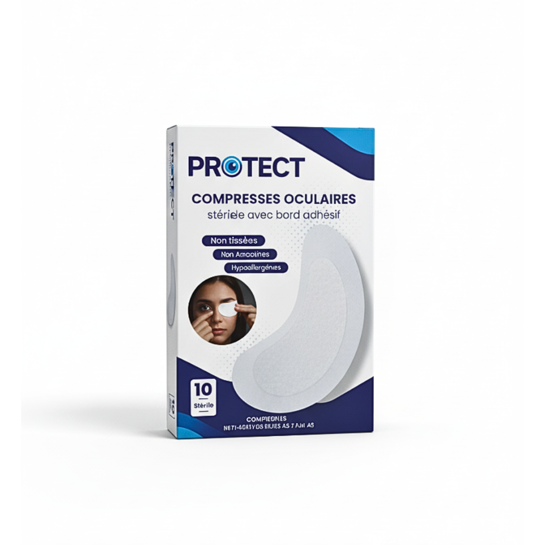 Protect Compresses Oculaires Stériles – boîte de 10