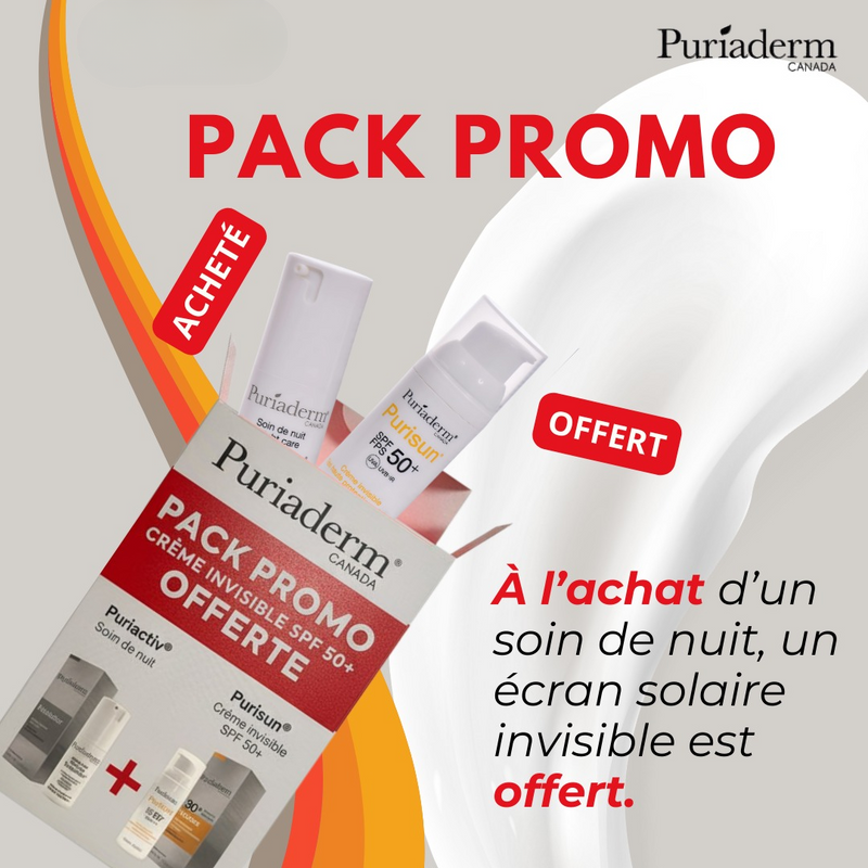 Puriaderm Night Care & Sunscreen SPF50+ Pack – Regeneration and Protection