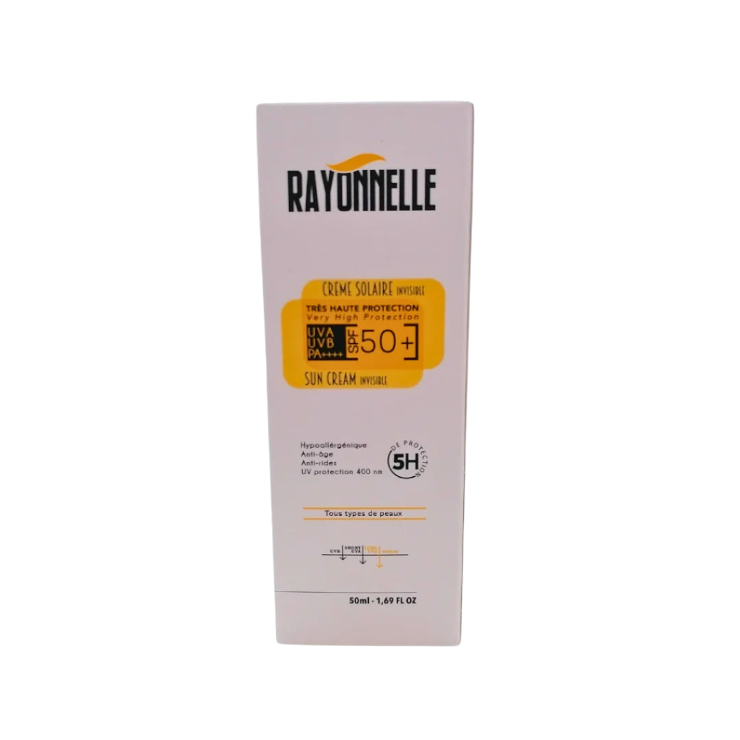 Rayonnelle Écran Solaire Invisible SPF50+ 50 ml – tube