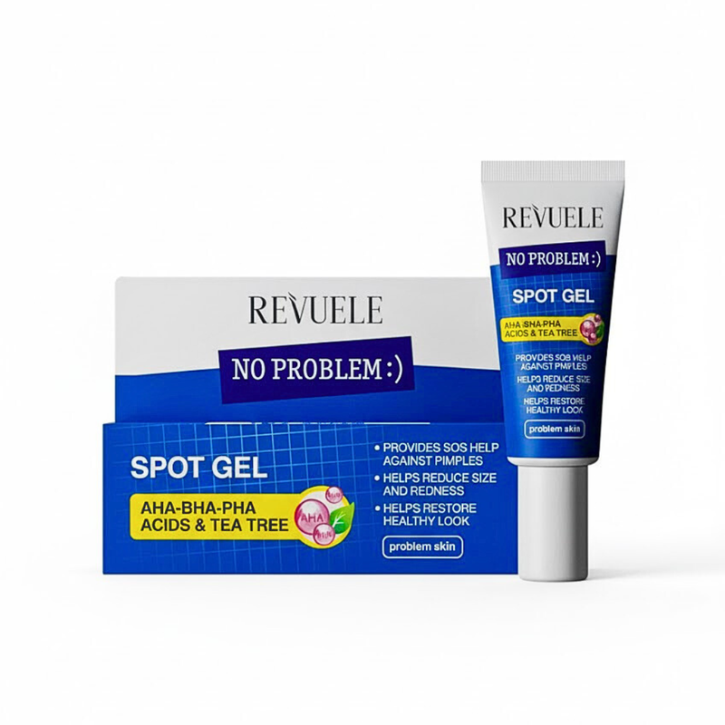 Revuele No Problem Spot Gel Ácidos AHA-BHA-PHA y Árbol de Té 25ml