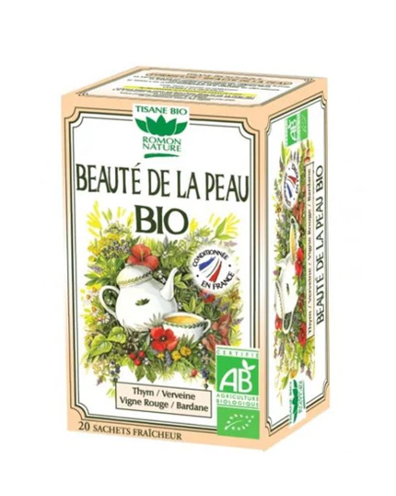 Romon Nature Tisane Beauté de la peau Bio - 20 sachets