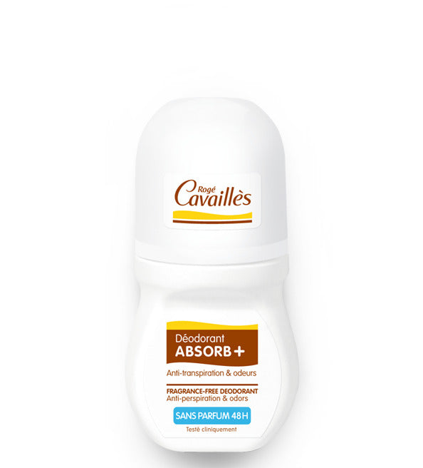 Rogé Cavaillès déodorant Absorb+ sans parfum roll-on 50 ml