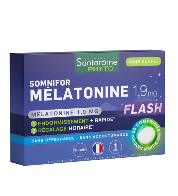 Santarome Somnifor Mélatonine 1,9 mg – 30 comprimés