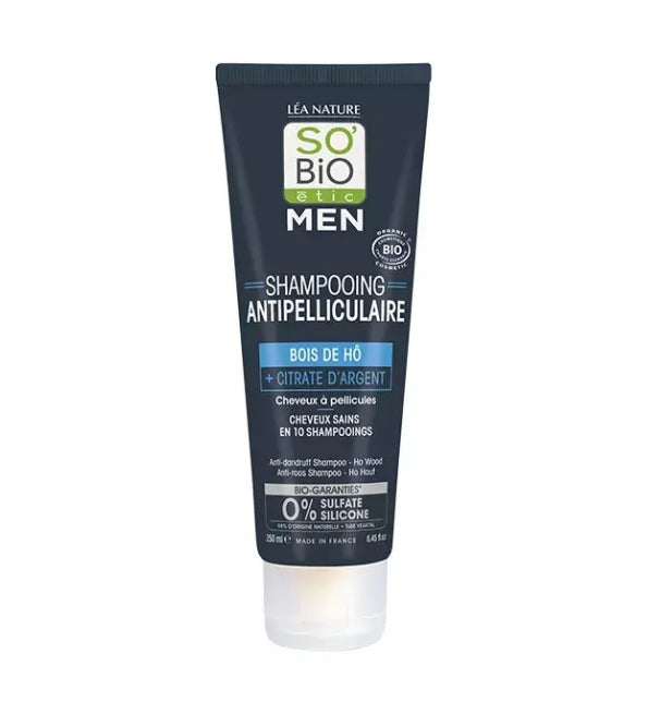 Flacon de shampooing antipelliculaire So’Bio étic au bois de Hô 250 ml
