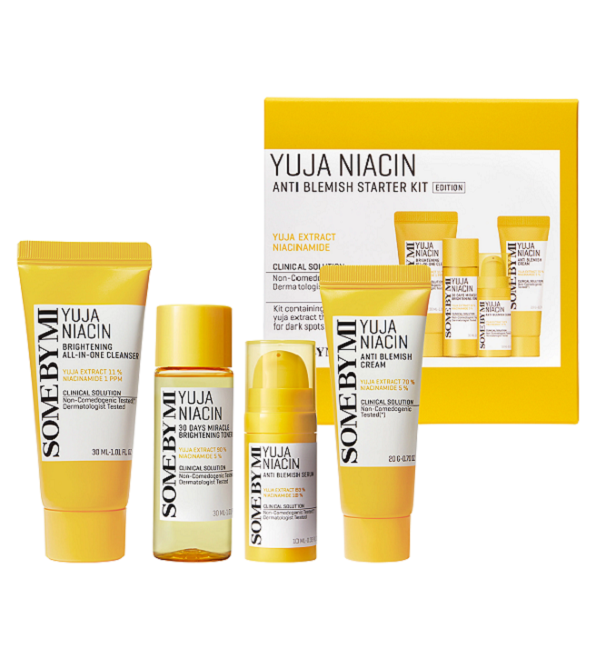 SOME BY MI Yuja Niacin Anti-Blemish Starter Kit – 4 pieces