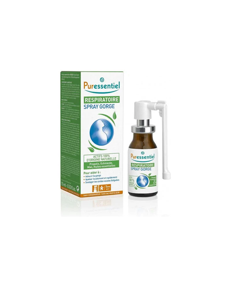 Puressentiel Spray Respiratorio para la Garganta 15 ml - Tracto Respiratorio
