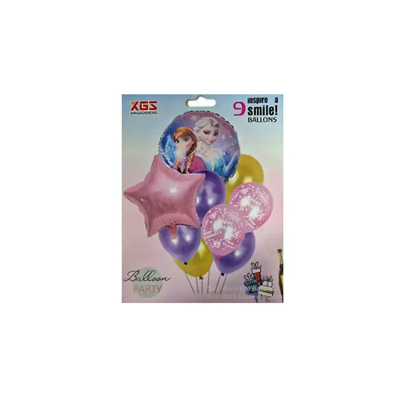 Pack de 9 Ballons Pour Anniversaire - Frozen