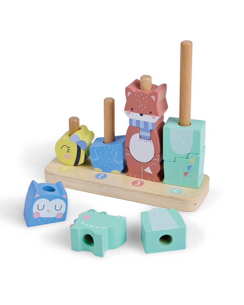 Eurekakids - Jeu Empilable En Bois 12M+