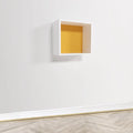 وليداتي هوم، مكعب حائط أصفر كبير - 30×30 سم