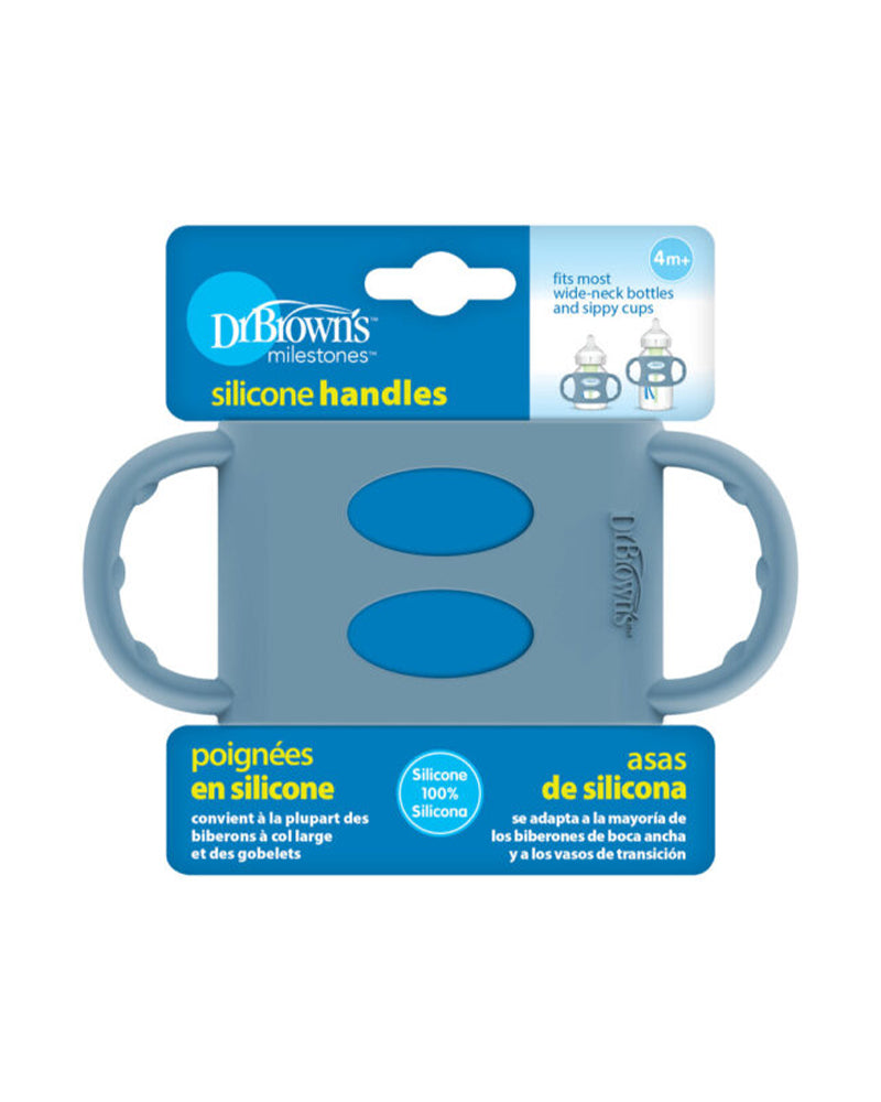 Dr. Brown's Silicone Handles for Bottles and Cups - Blue