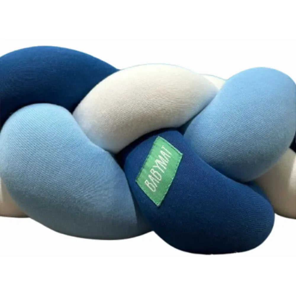 Babymat Tour de Lit Tressé - Bleu