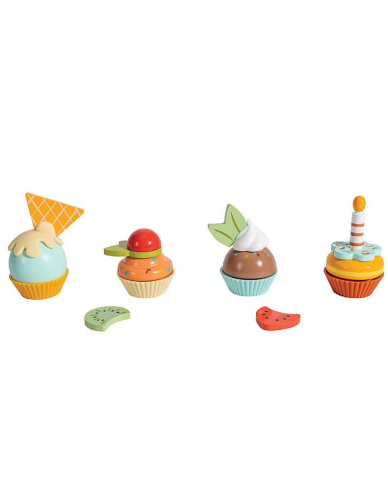 Eurekakids - Coocook Cupcakes en bois