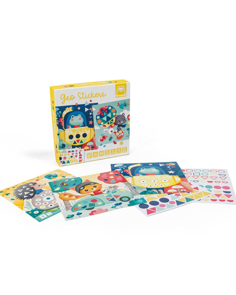 Eurekakids - Kit de pegatinas Geo 3 años+