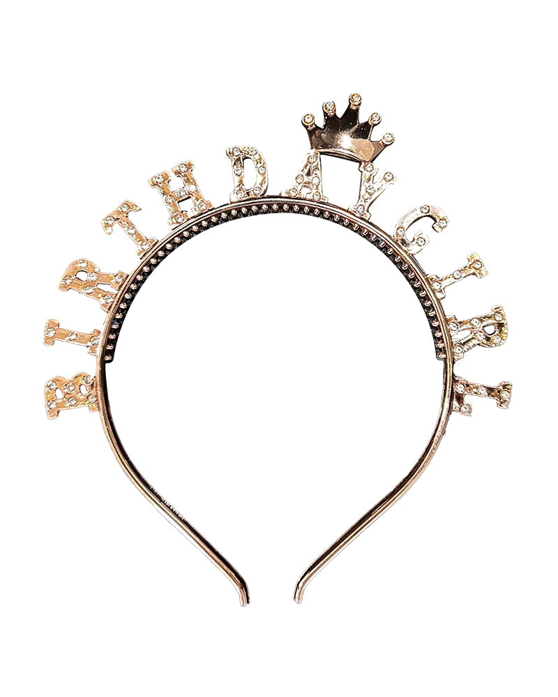 Diadema de cumpleañera - Bronce