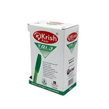 Krish Boîte de 50 Stylos à bille Tri-3, 1,00 mm - Vert