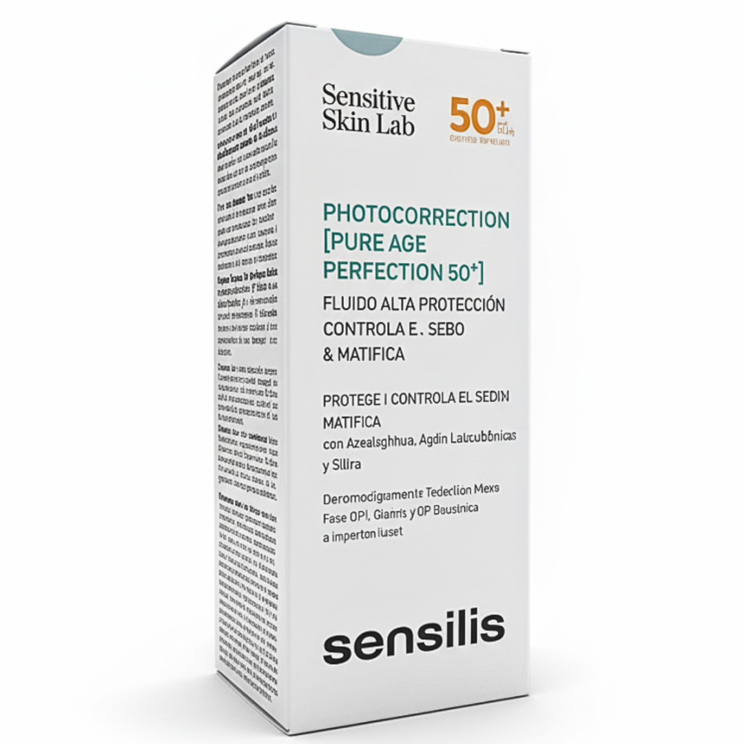 Sensilis Photocorrection Pure Age Perfection SPF 50+ 40 ml – tube du soin solaire visage