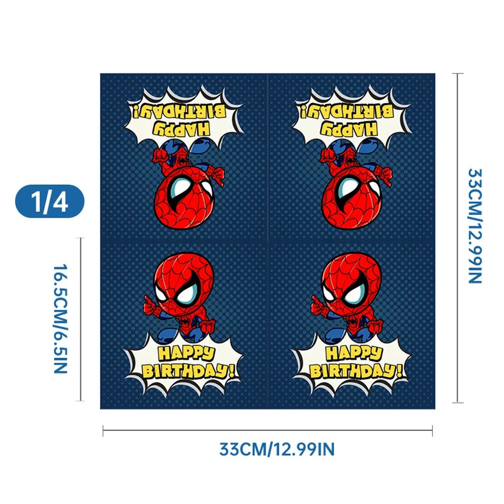 Pack de Cumpleaños 51 Piezas – Spider-Man