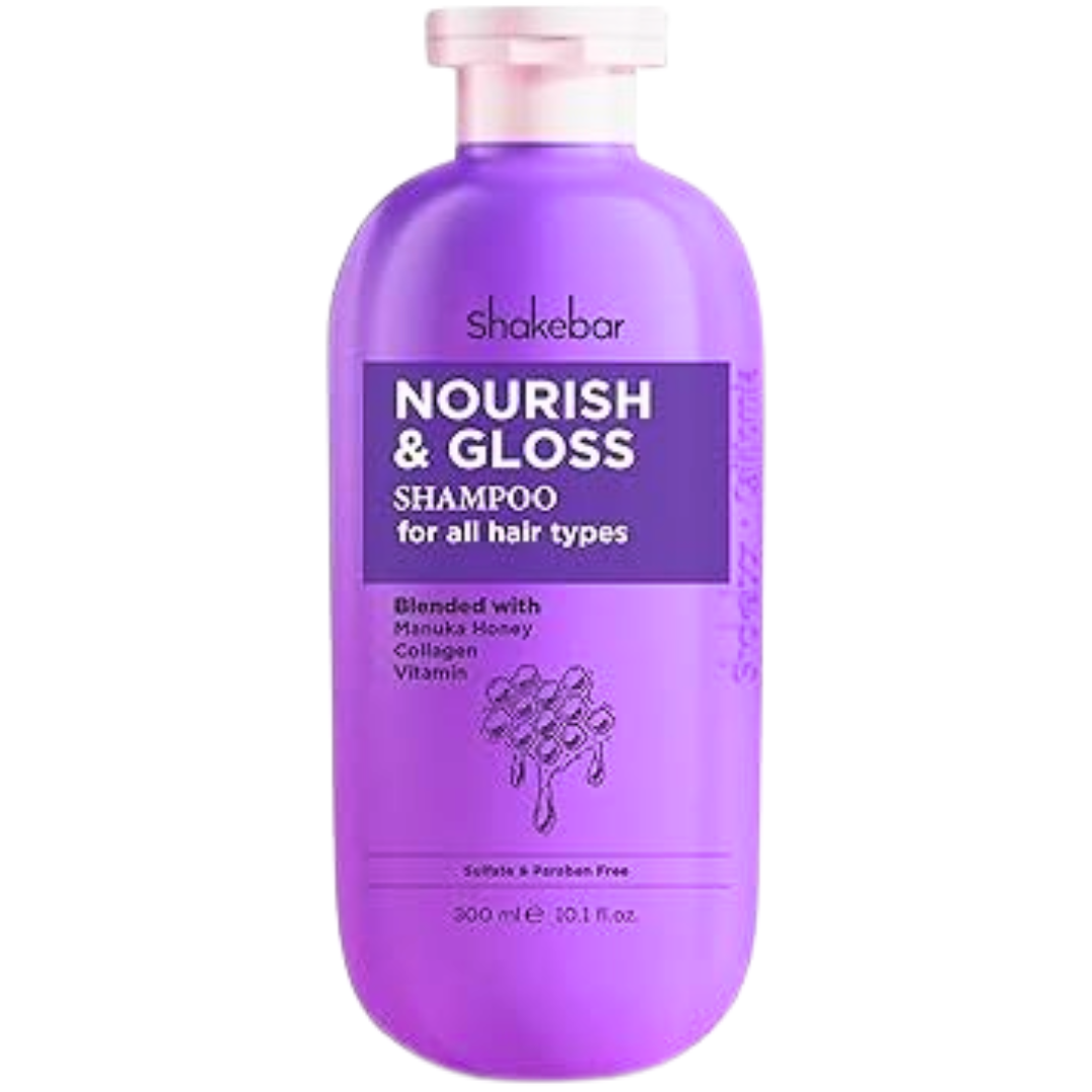 Shakebar Nourish & Gloss shampoing 300 ml – flacon