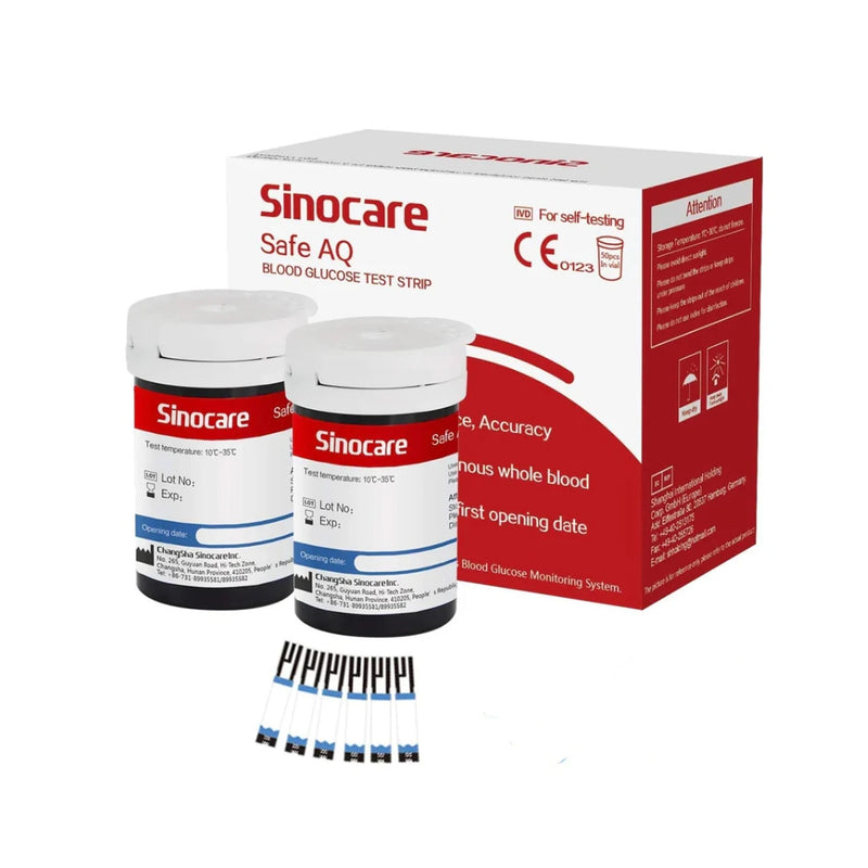 Sinocare Tiras Reactivas 50 Piezas